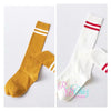 Striped-Line Socks