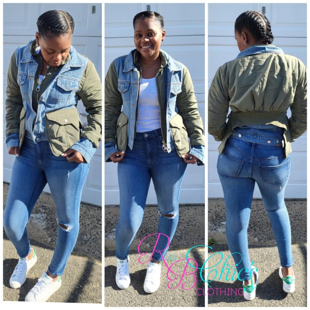 Fly Girl Bomber Jacket (Green)